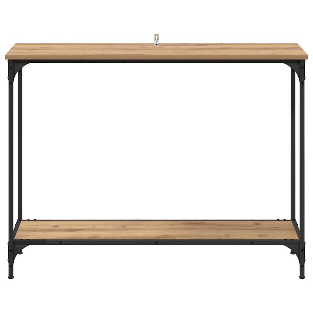 Tavolo consolle rovere artigianale 101 x 30.5 x 75 cm