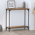 Tavolo consolle con lo scaffale Legno vecchio 75 x 30.5 x 75 cm