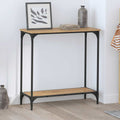 Tavolo consolle rovere artigianale 75 x 30.5 x 75 cm