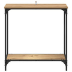 Tavolo consolle rovere artigianale 75 x 30.5 x 75 cm
