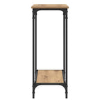 Tavolo consolle rovere artigianale 75 x 30.5 x 75 cm