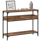 Tavolo consolle con lo scaffale Legno vecchio 100 x 29 x 75 cm