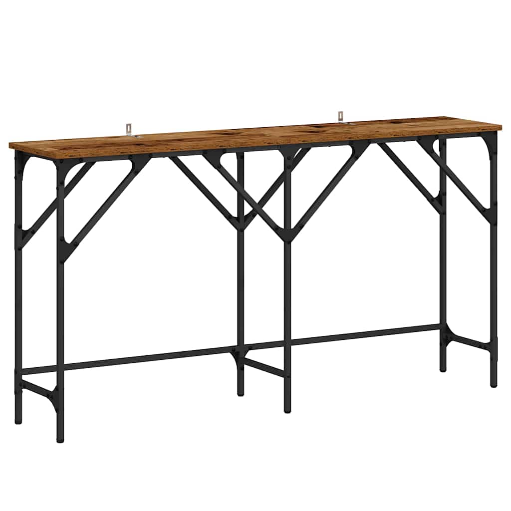 Tavolo consolle Legno vecchio 140 x 29 x 75 cm