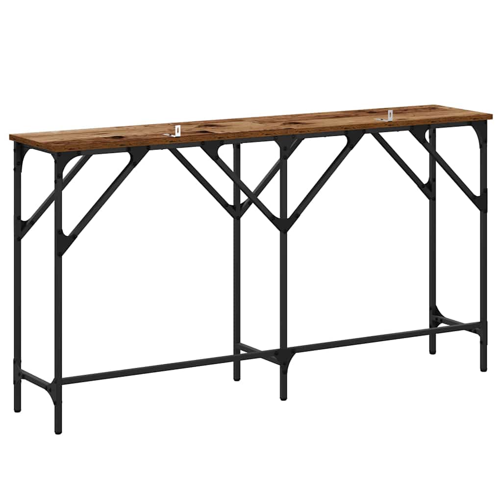 Tavolo consolle Legno vecchio 140 x 29 x 75 cm