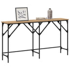 Tavolo consolle rovere artigianale 140 x 29 x 75 cm