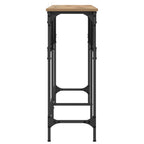 Tavolo consolle rovere artigianale 140 x 29 x 75 cm