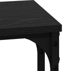Tavolo da caffè nesting 3 pcs Rovere nero Legno multistrato