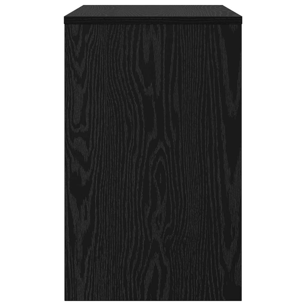 Tavolino da salotto 3 pcs Rovere Nero Legno multistrato
