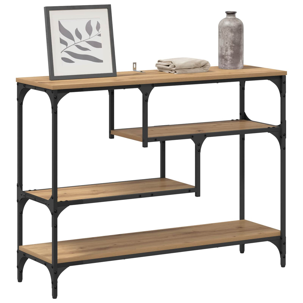 Tavolo consolle Rovere artigianale 100 x 30 x 75 cm