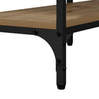 Tavolo consolle rovere artigianale 160 x 29 x 80 cm