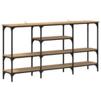 Tavolo consolle rovere artigianale 160 x 29 x 80 cm