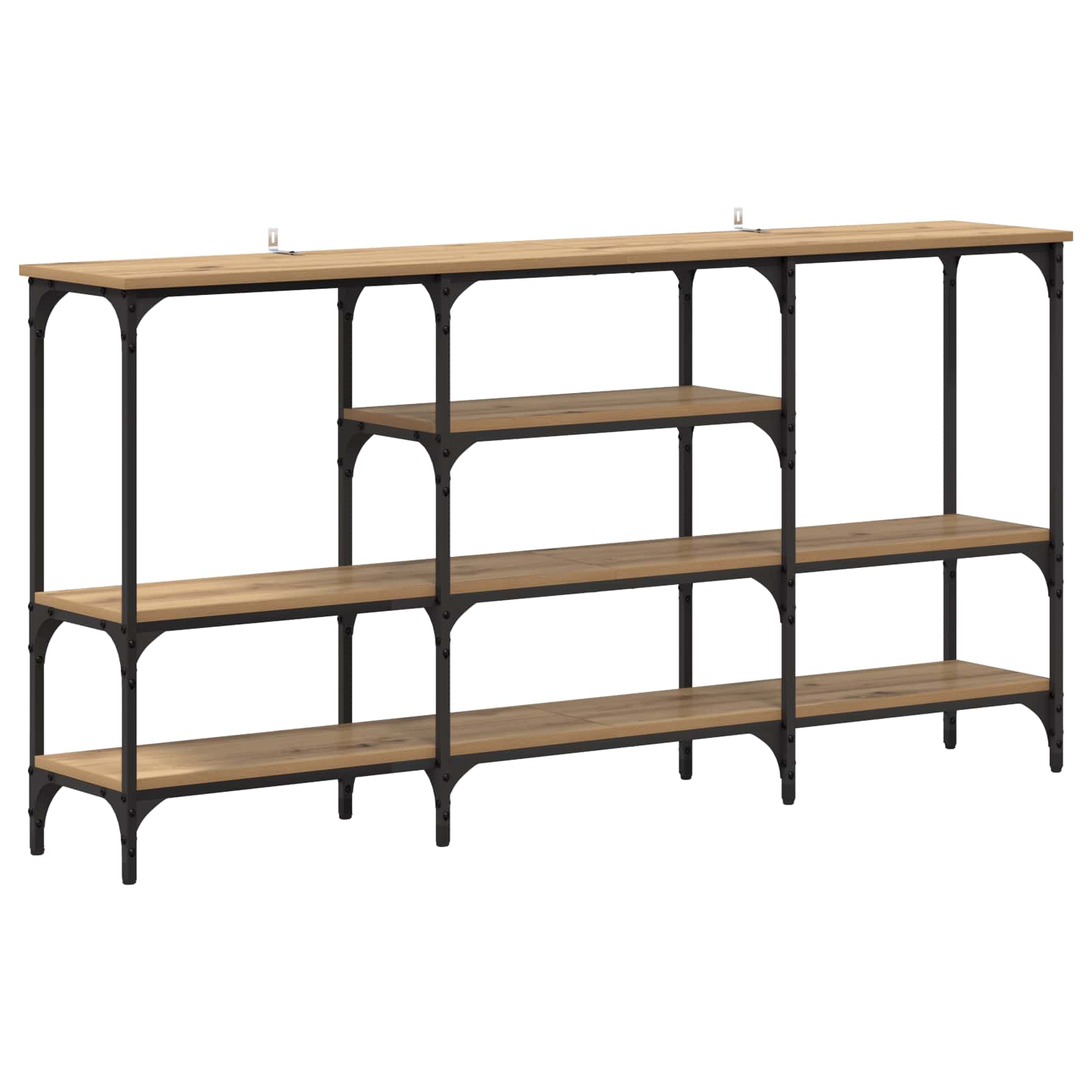 Tavolo consolle rovere artigianale 160 x 29 x 80 cm