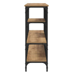 Tavolo consolle rovere artigianale 160 x 29 x 80 cm