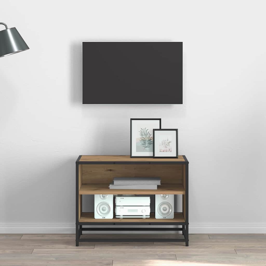Unità TV Rovere artigianale 61 x 40 x 46 cm Legno multistrato
