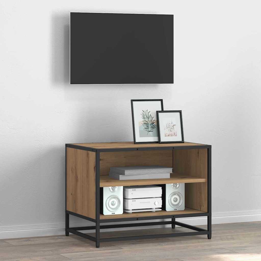 Unità TV Rovere artigianale 61 x 40 x 46 cm Legno multistrato