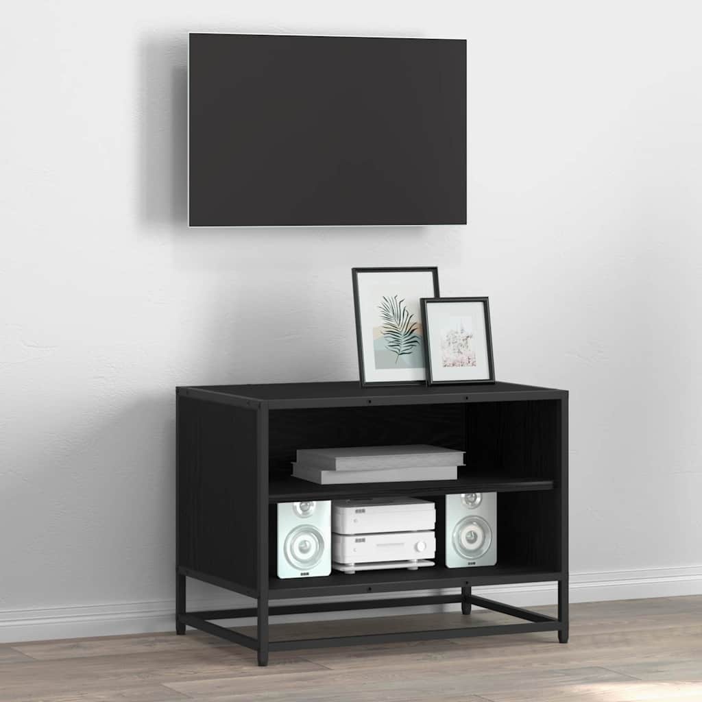 Unità TV Rovere Nero 61 x 40 x 46 cm Legno multistrato
