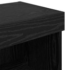 Set mobile TV con LED 2 pcs Rovere Nero 100 x 30 x 30 cm