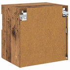 Mobile TV da parete con LED Legno vecchio 40 x 30 x 40 cm