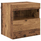 Mobiletti TV da Parete 2 pcs Legno vecchio 40 x 30 x 40 cm