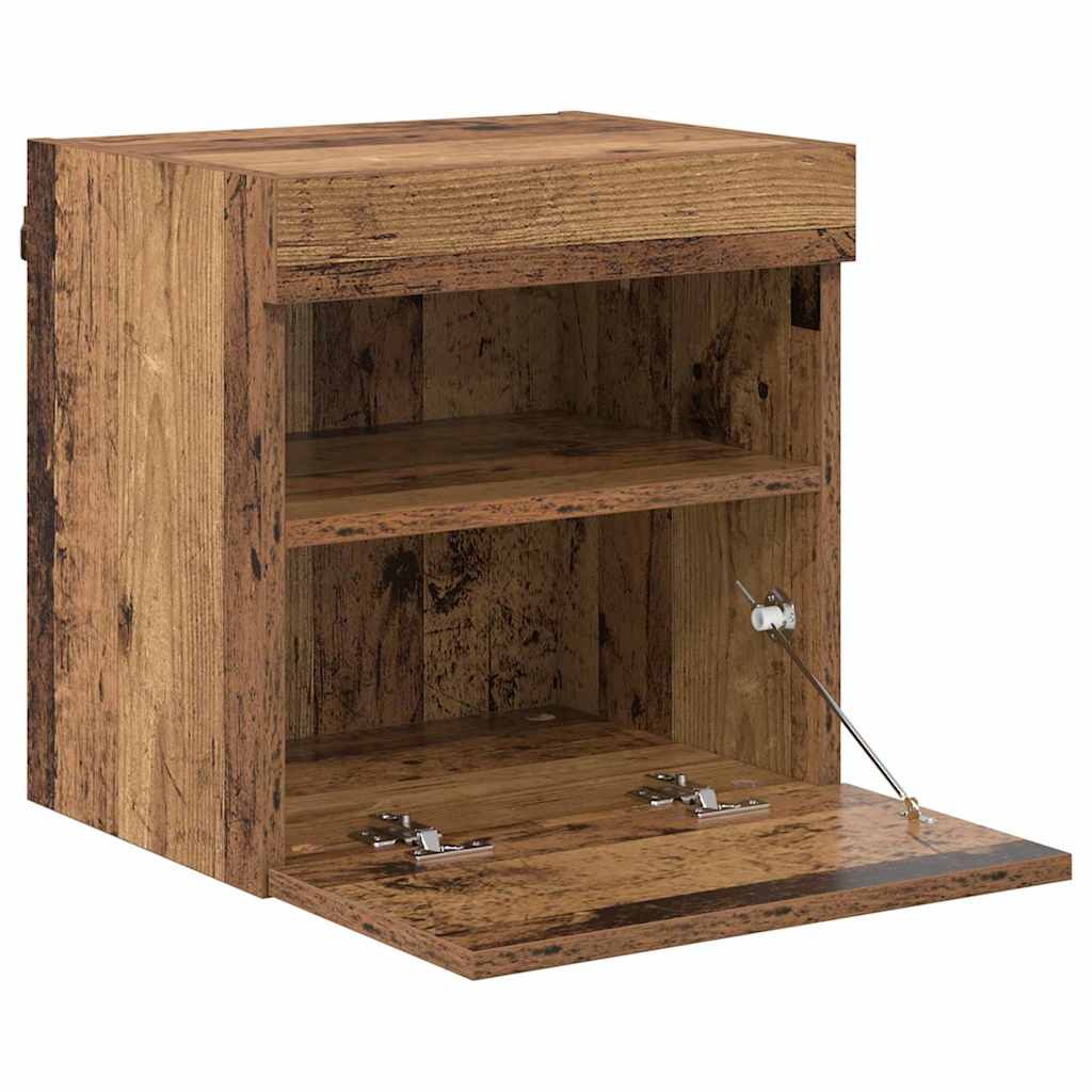 Mobiletti TV da Parete 2 pcs Legno vecchio 40 x 30 x 40 cm