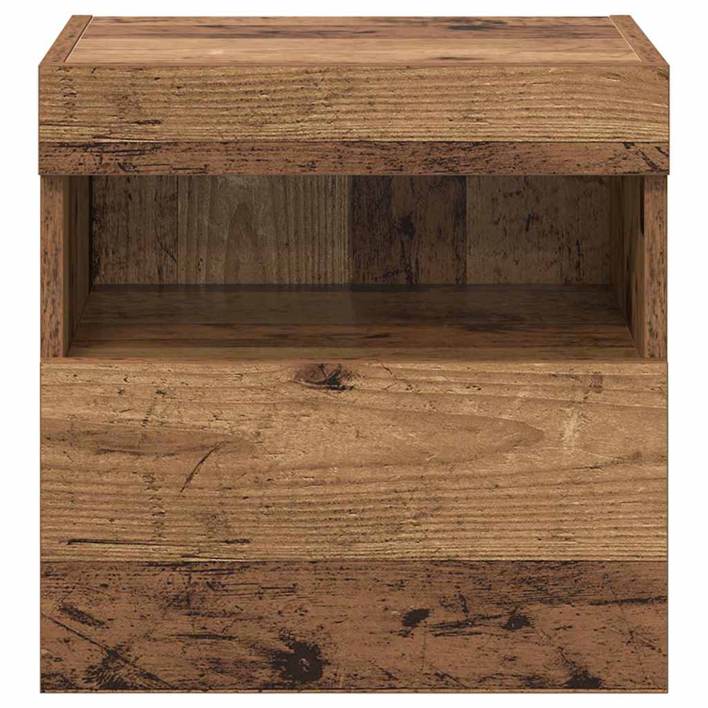 Mobiletti TV da Parete 2 pcs Legno vecchio 40 x 30 x 40 cm