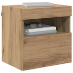 Mobiletti TV da Parete 2 pcs Rovere artigianale 40 x 30 x 40 cm