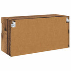 Mobile TV da parete con LED Legno vecchio 80 x 30 x 40 cm