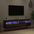 Mobiletti TV da Parete 2 pcs Legno vecchio 80 x 30 x 40 cm