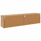 Mobiletti TV da Parete 2 pcs Rovere artigianale 80 x 30 x 40 cm