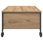 Tavolino da salotto Rovere artigianale 91 x 55 x 32 cm