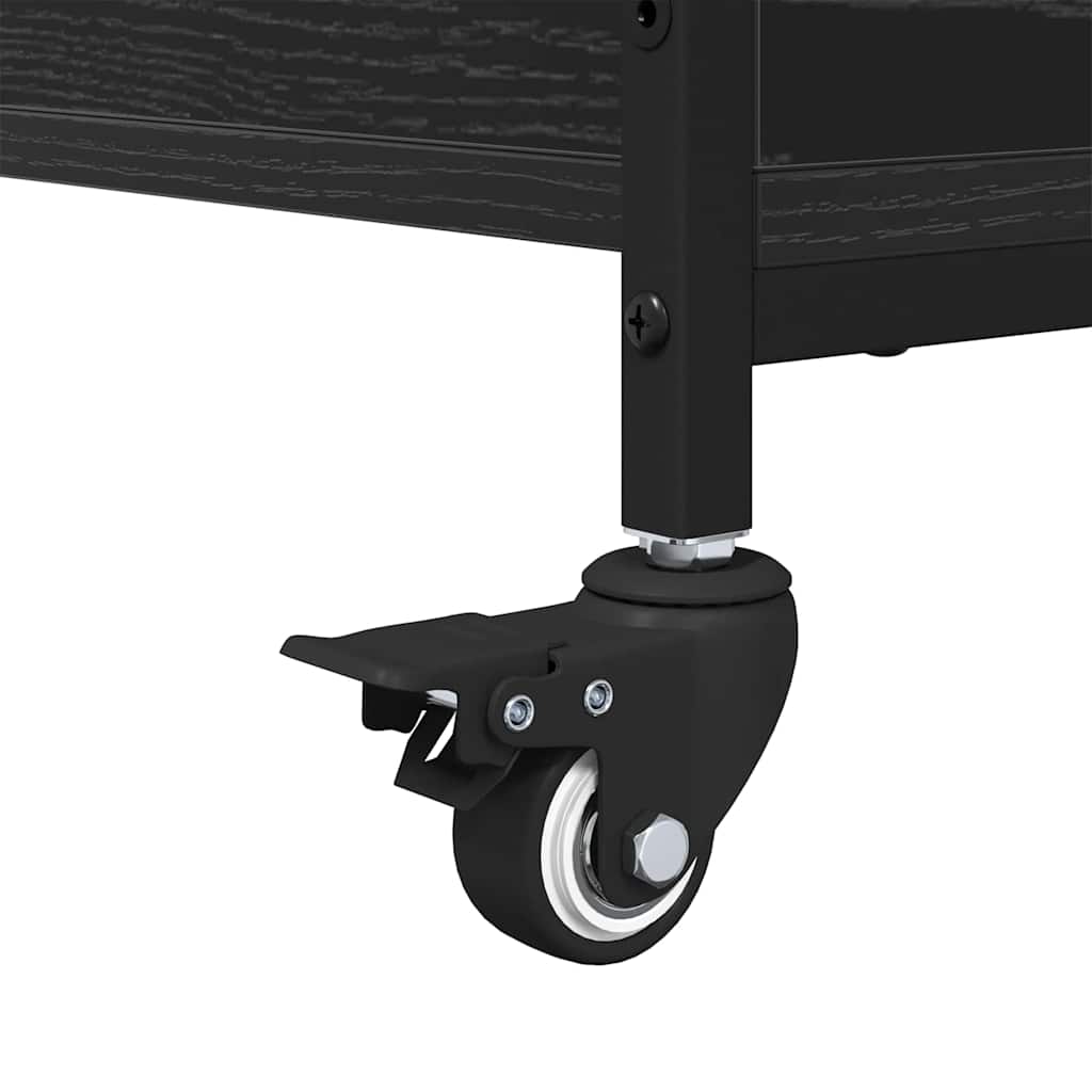 Tavolino da salotto Rovere Nero 91 x 55 x 32 cm
