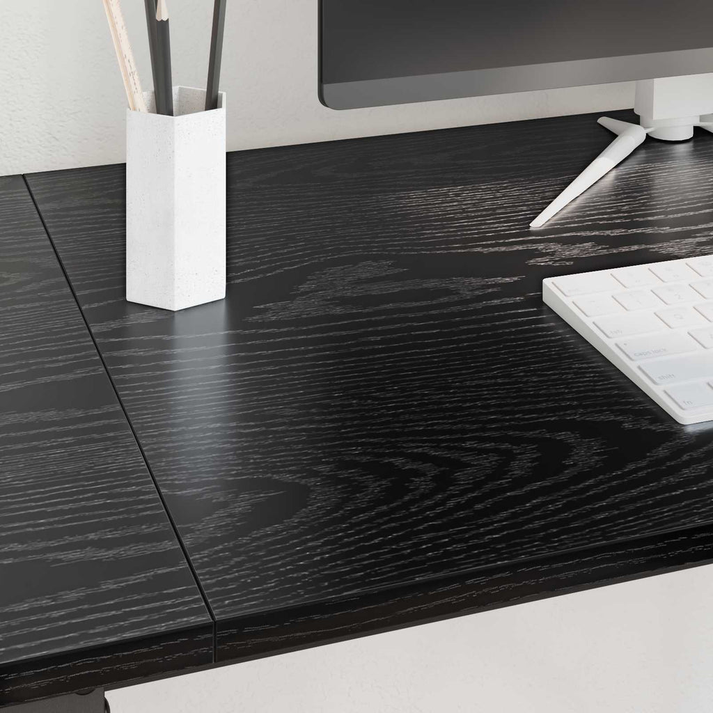 Scrivania Rovere Nero 120 x 50 x 75 cm Legno multistrato
