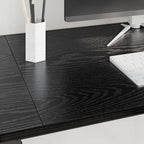 Scrivania Rovere Nero 120 x 50 x 75 cm Legno multistrato