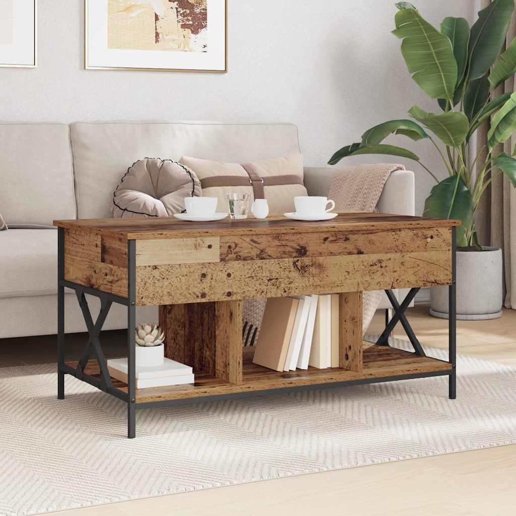 Tavolino da salotto Legno vecchio 100 x 55 x 48.5 cm