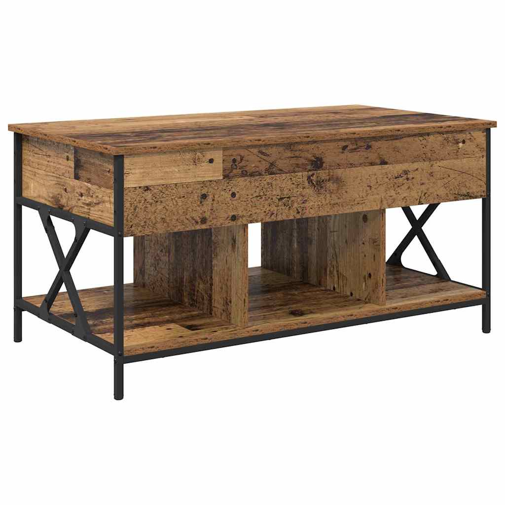 Tavolino da salotto Legno vecchio 100 x 55 x 48.5 cm