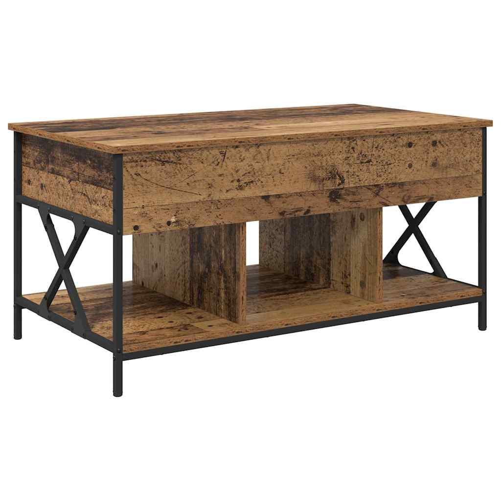 Tavolino da salotto Legno vecchio 100 x 55 x 48.5 cm