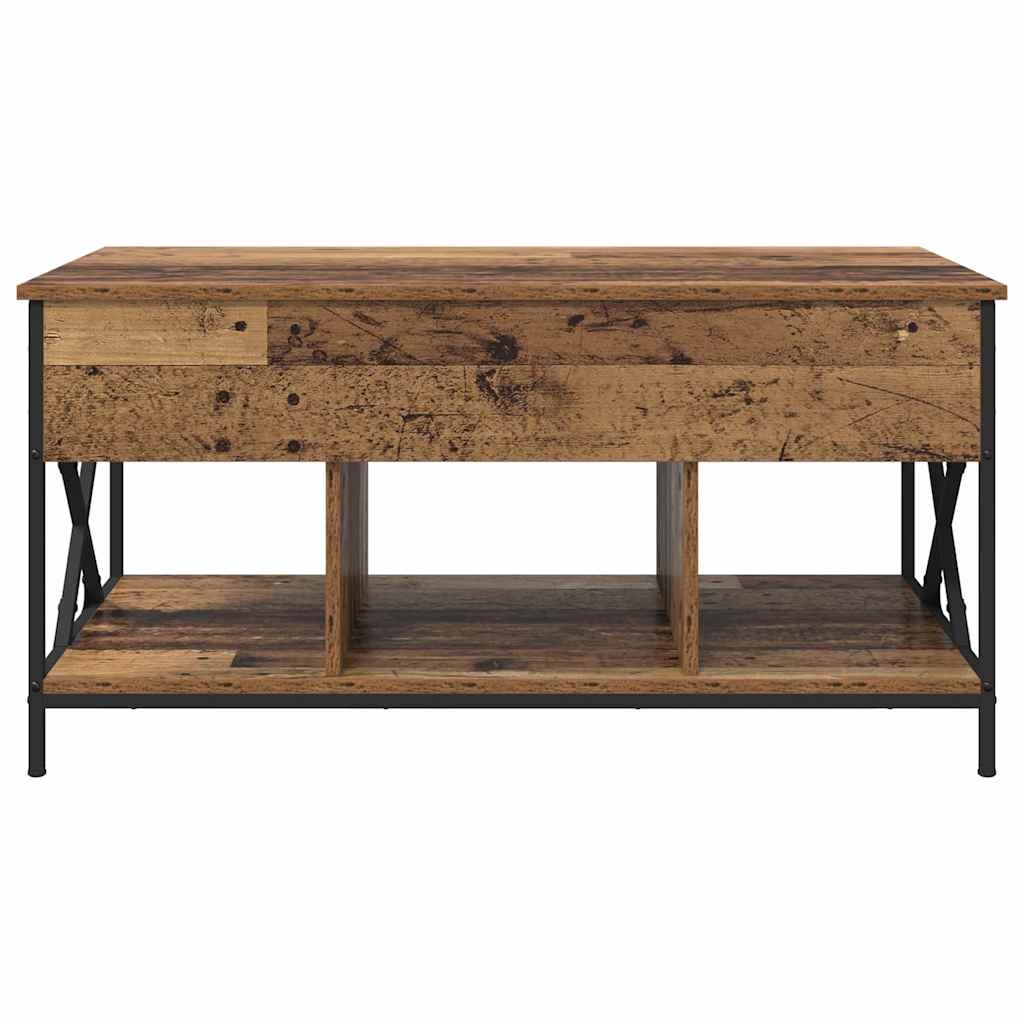 Tavolino da salotto Legno vecchio 100 x 55 x 48.5 cm