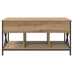 Tavolino da salotto Rovere artigianale 100 x 55 x 48.5 cm