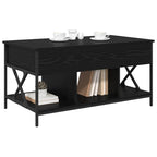 Tavolino da salotto Rovere Nero 100 x 55 x 48.5 cm