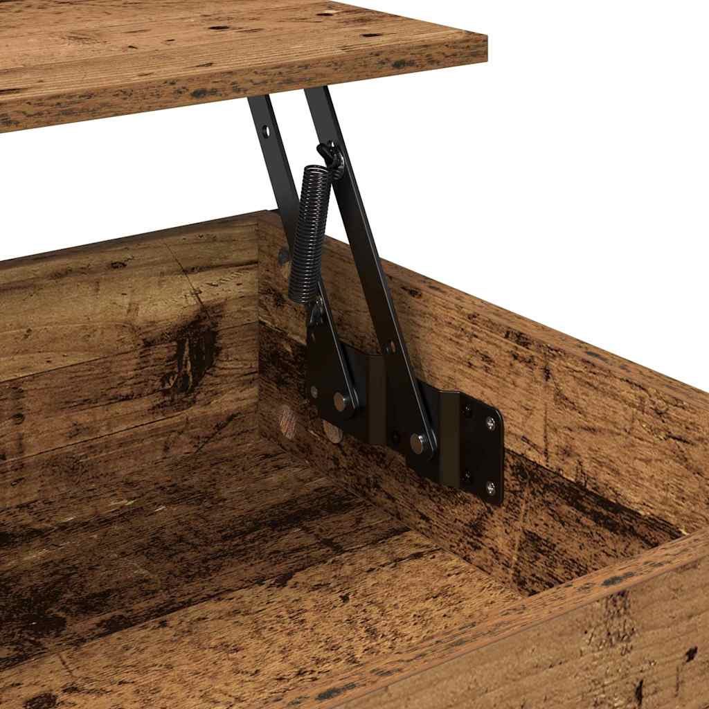 Tavolino da salotto Legno vecchio 70x50x50cm Legno multistrato