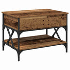 Tavolino da salotto Legno vecchio 70x50x50cm Legno multistrato