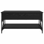 Tavolino da salotto Rovere Nero 100 x 50 x 50 cm