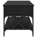 Tavolino da salotto Rovere Nero 100 x 50 x 50 cm