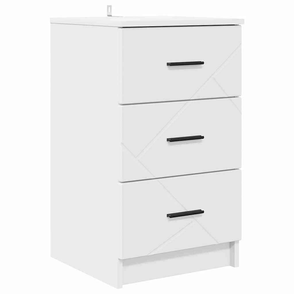 Armadio da Notte Bianco 38 x 38 x 66 cm Legno multistrato
