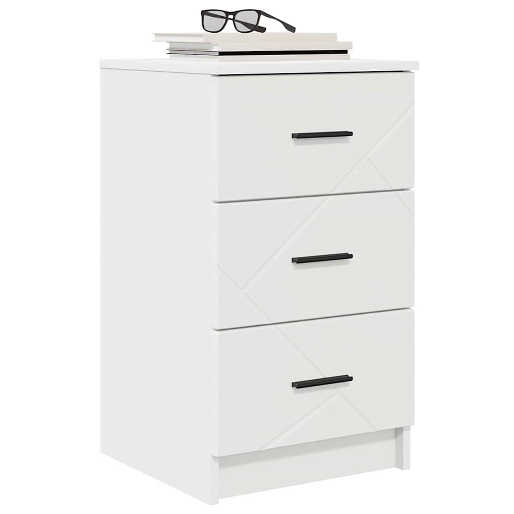 Armadio da Notte Bianco 38 x 38 x 66 cm Legno multistrato