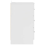 Armadio da Notte con cassetto Bianco lucido 38 x 38 x 66 cm