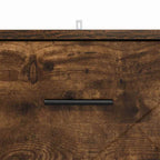 Armadio da Notte Rovere fumo 38 x 38 x 66 cm Legno multistrato