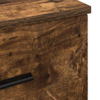 Armadio da Notte Rovere fumo 38 x 38 x 66 cm Legno multistrato