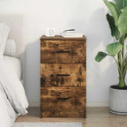 Armadio da Notte Rovere fumo 38 x 38 x 66 cm Legno multistrato