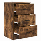 Armadio da Notte Rovere fumo 38 x 38 x 66 cm Legno multistrato